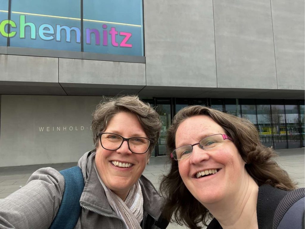 Sabine Landua und Susanne Seyfried an der TU Chemnitz