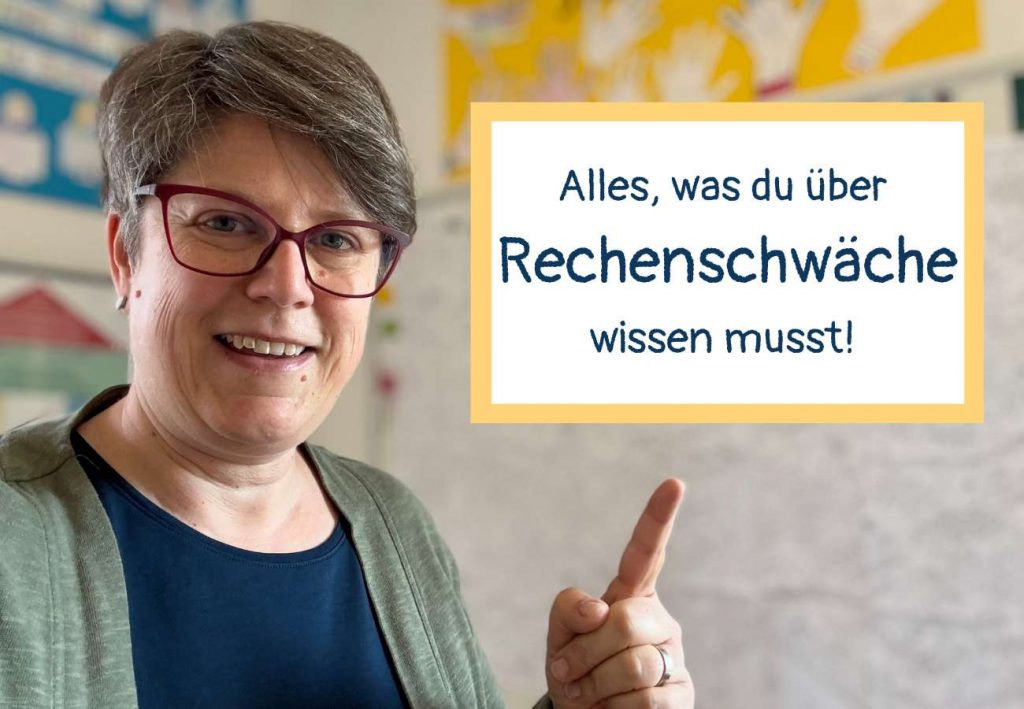 Sabine Landua in ihrer Lerntherapiepraxis zeigt auf ein Schuld: Alles, was du über Lerntherapie wissen musst!