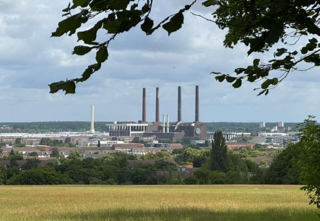 Blick auf das VW-Werk Wolfsburg