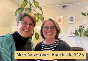 Sabine Landua und Kollegin beim Selfie im Café