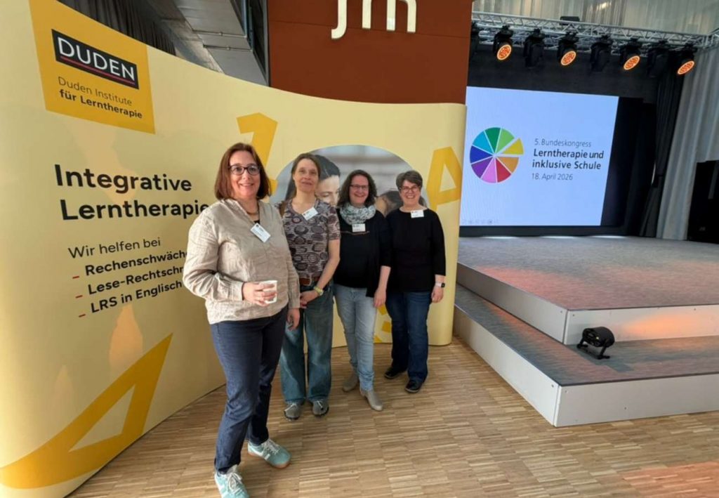Sabine und ihre Kolleginnen beim DUDEN-Kongress in Berlin